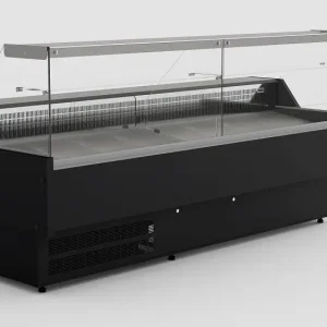 Hete Deal Combisteel Koeltoonbank Zwart | Morris 2.0 | 200x106x(h)131 cm