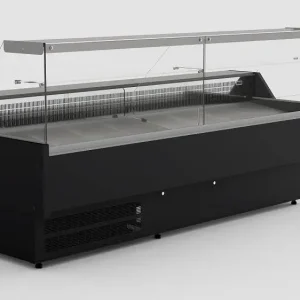 Voordeelprijs Combisteel Koeltoonbank Zwart | Oscar 2.0 | 200x82,5x(h)123 cm
