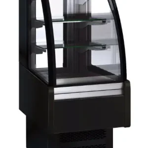 Aanbieding Coreco RVS Koelvitrine Met Glazen Deur | 600x730x1,379 mm