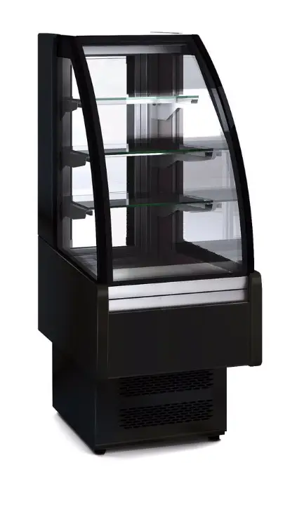 Aanbieding Coreco RVS Koelvitrine Met Glazen Deur | 600x730x1,379 mm