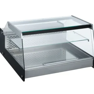 Combisteel Koelvitrine 128L | Zwart | RVS |68,8(B)x87,4(D)x41,9(H) Lage Kosten