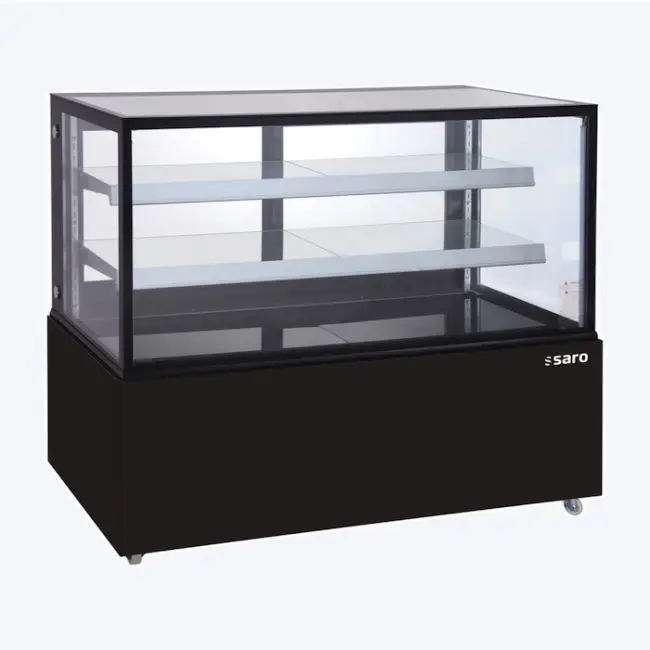 Koop Online HorecaTraders Koelvitrine | 510L | 4 wielen | Geïsoleerd | LED |67,5x151,5x121cm