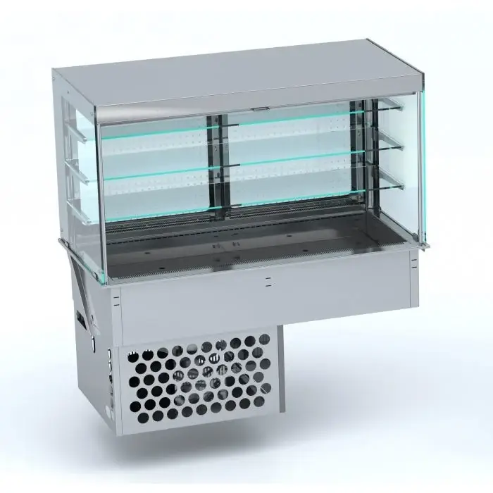 HorecaTraders Koelvitrine recht | LED | 0/4ºC en 4/10ºC Betaalbaar