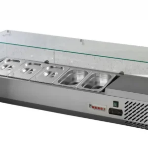 Merkproduct Hendi Koelvitrine | RVS |9x GN 1/4 150 mm