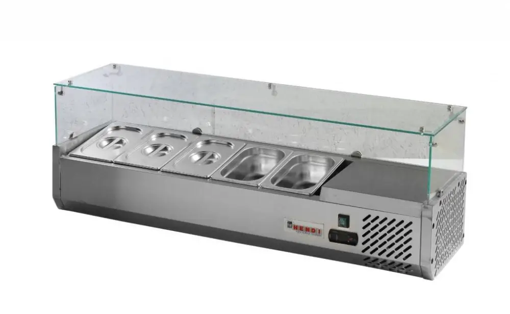 Merkproduct Hendi Koelvitrine | RVS |9x GN 1/4 150 mm