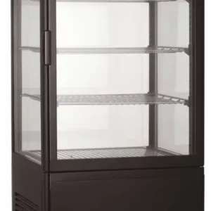 Combisteel Koelvitrine Zwart | 68L Laatste Kans