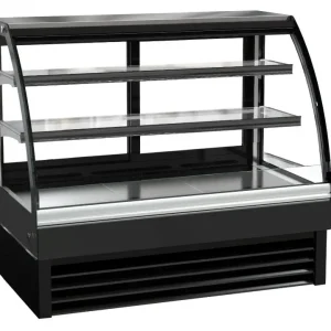 Hete Deal Combisteel Koelvitrine | Zwart | Geforceerd