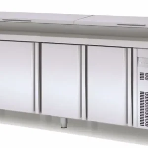 Coreco RVS Koelwerkbank | 4 deuren | 224,5x70x104,3 cm Koop Online