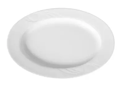 Direct Beschikbaar Hendi Porselein Serveerschalen Ovaal Wit | 34x24cm (6 stuks)