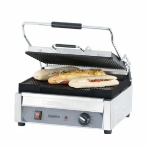 Casselin Premium Contact Grill Gegroefd | 375 x 287mm Hete Deal