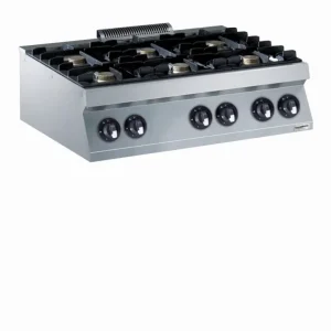 Combisteel Professioneel Horeca Gasfornuis 22kW | 6 Branders Favoriet
