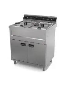 Combisteel Professioneel inductiefornuis Friteuse staand80*70*85cm 2X9KW Fabrieksprijs