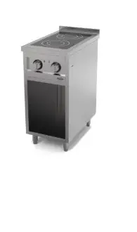Koop Online Combisteel Professioneel inductiefornuis 2 zones 40*70*94 cm 2x 3,5kw
