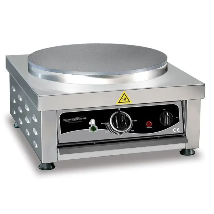 Combisteel Professionele crêpe maker | 1 plaat | 230 V | 23 kg | Ø40 cm | 45 x 52 x 24.5 cm Gecertificeerd