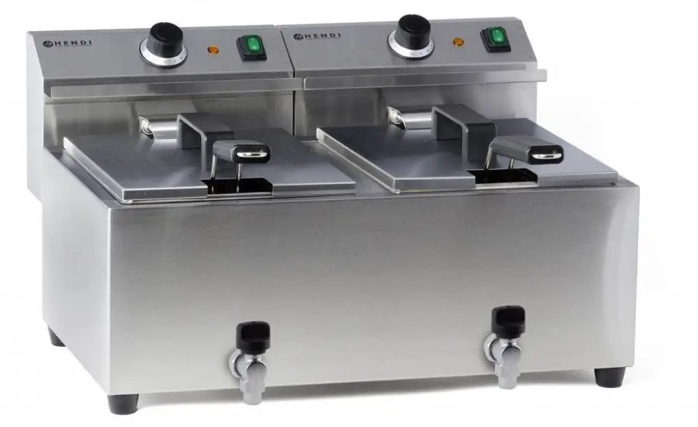 Hendi Professionele Elektrische Friteuse | 2x8 Liter Express Levering