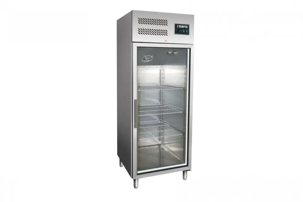 Lage Prijs Saro Professionele koelkast met glasdeur | 2/1 GN | 537 Liter | 680x810x(h)200 cm