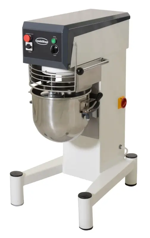 Beste Prijs CombisteelPlaneetmenger | Wit | 20 Liter | 3 Snelheden | 560x700x1100 mm | Inclusief 3 Opzetstukken