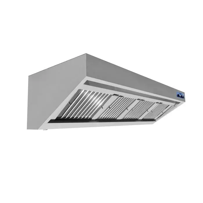 Combisteel Professionele RVS Wandkap 1200 mm – 900 Diep, 2 Filters, Inclusief Motor & LED Rechtstreeks Van De Fabrikant