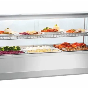 Seizoensaanbieding Bartscher Professionele Warmhoud Vitrine | 6 x 3/1 GN