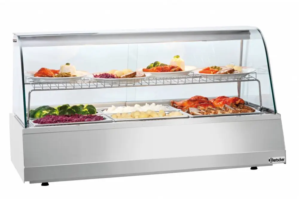 Seizoensaanbieding Bartscher Professionele Warmhoud Vitrine | 6 x 3/1 GN