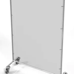 Combisteel Protectiescherm op wielen | 120x50x(h)200 cm Tijdelijk Beschikbaar