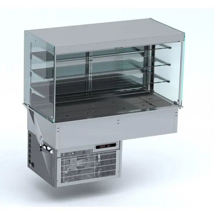 Combisteel Rechte koelvitrine | Wandmodel | 0/4ºC en 4/10ºC Alleen Vandaag