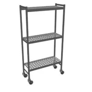 Fermostock Rekwagen 6611 - 1080x360x1792 mm. (bxdxh) - 3 etages Snelle Levering