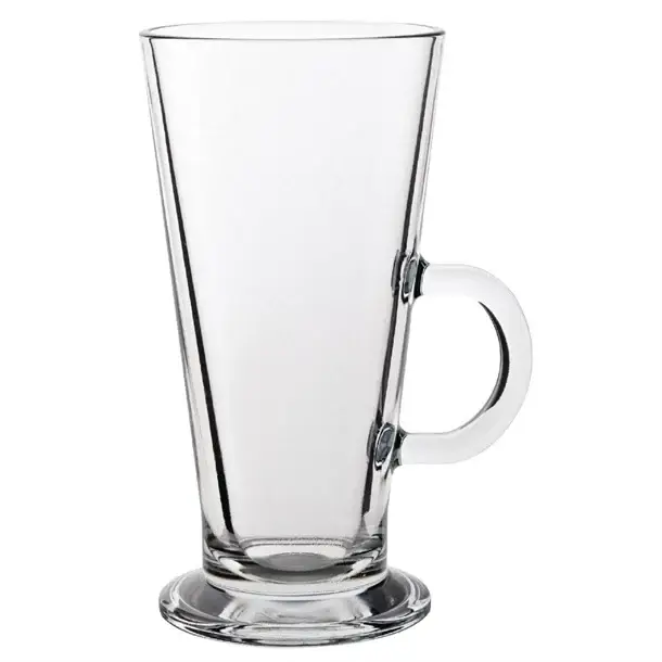 HorecaTraders latte glas | 370ml | 16,2(h) x 8,2(Ø)cm | 24 stuks Favoriet