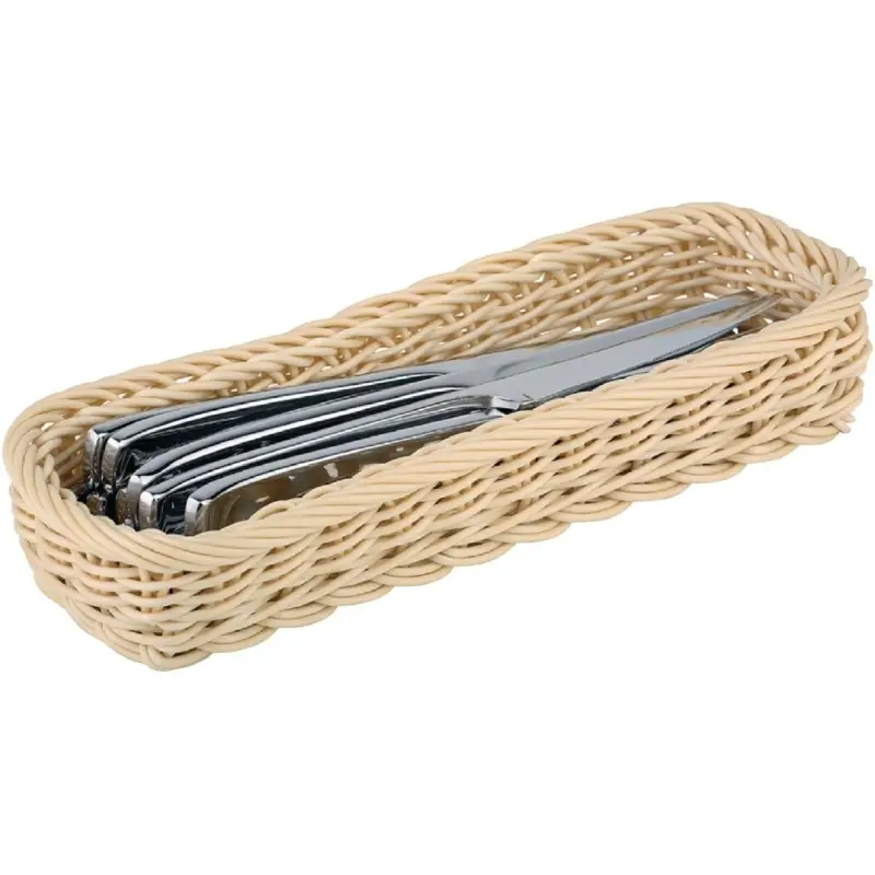 APS Rieten Bestekhouder | Rechthoekig | Kunststof | 27 (b) cm Flitsaanbieding