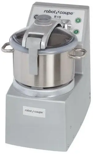 Robot Coupe Vert. cutter R15 SV 400V vacuümfunctie 1500 & 3000 tpm Hete Deal