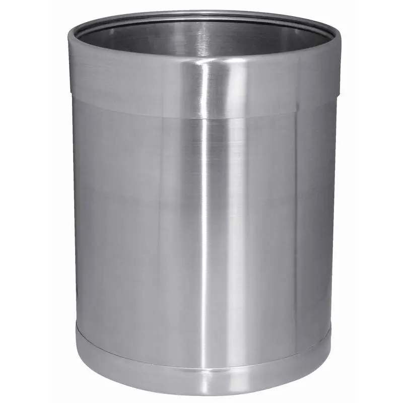 Weekendaanbieding Bolero Ronde Geborsteld RVS Prullenbak | 10 liter