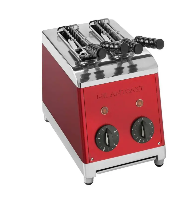 Populair Milan Toast Rood Tosti Apparaat | 2 sneden