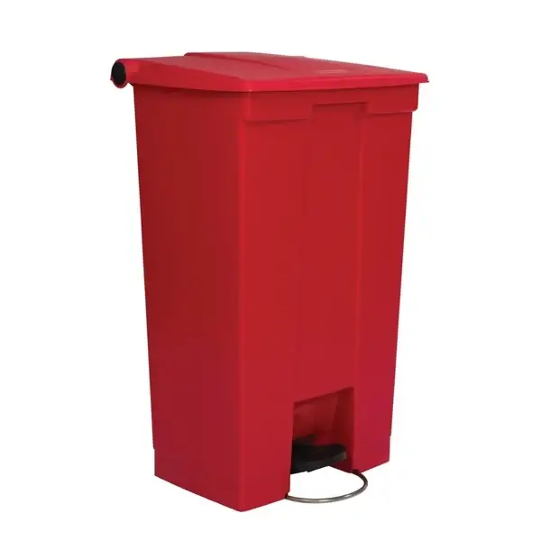 Rubbermaid Step-On pedaalemmer | Rood | 87L Uitverkoop