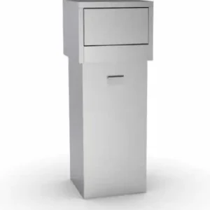 Combisteel RVS Afvalbak | 80 Liter | Met Klapdeksel Exclusieve Aanbieding