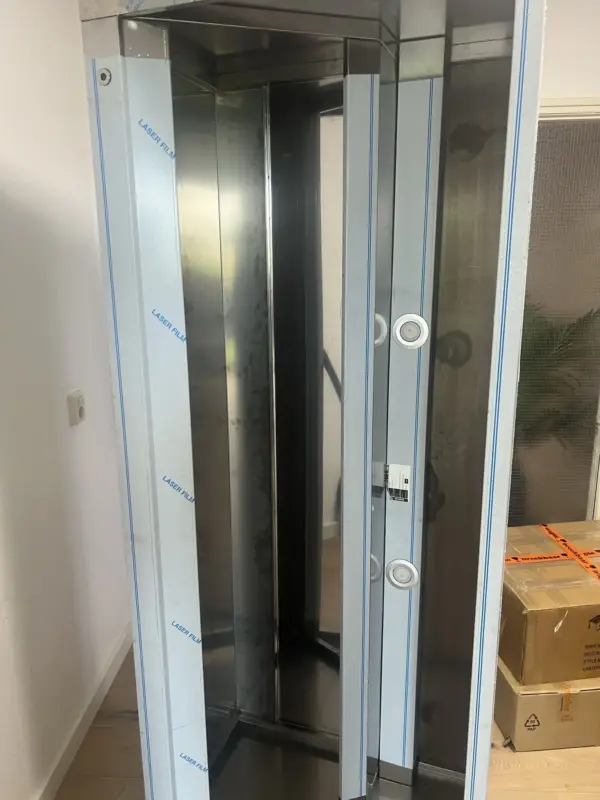 RVS Afzuigkap | 20x80 50x50 | zonder motor | outlet Korting