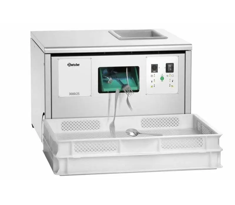 Combisteel RVS Bestekpoleermachine | Geïntegreerde UV-lamp | Programma Indicatoren (2 formaten) Dagaanbieding
