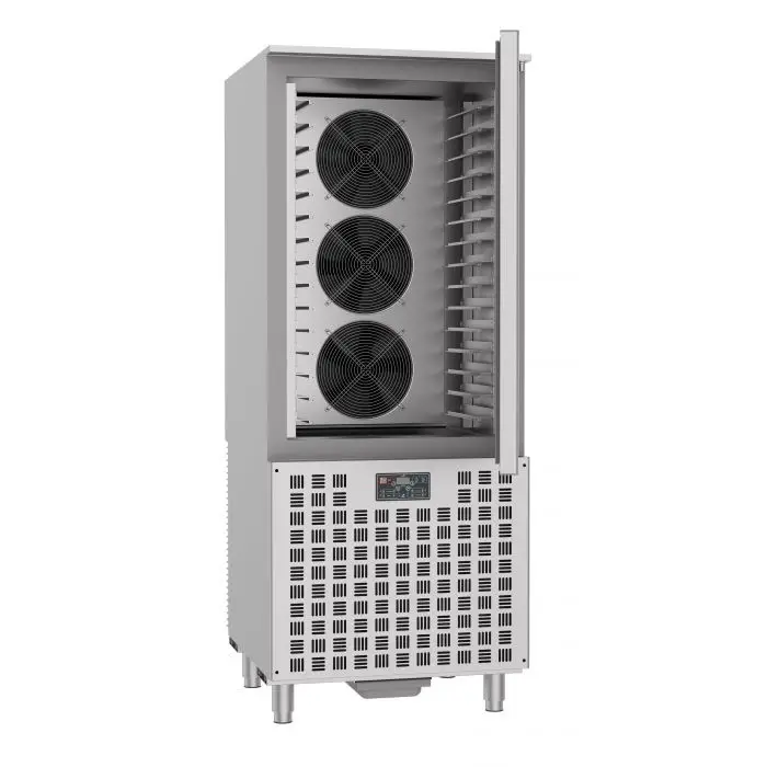 Op = Op Combisteel Pro Line RVS blastchiller 15x 1/1 GN