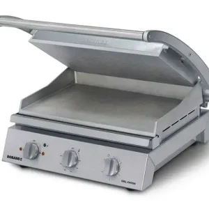 Laatste Kans Roband RVS Contactgrill - Gladde Bovenplaat
