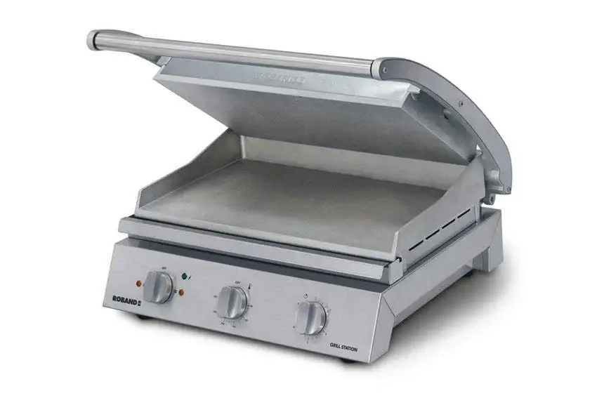 Laatste Kans Roband RVS Contactgrill - Gladde Bovenplaat