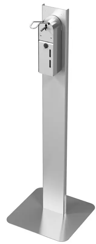 Combisteel RVS desinfectiepaal + Dispenser met Elleboogbediening Koop Vandaag