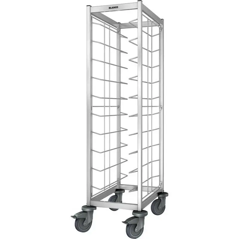 Bestseller B.PRO RVS Dienbladenwagen | 10 dienbladen | 54x63,5x167,8 cm