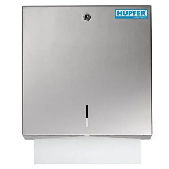 Betrouwbaar Hupfer RVS Handdoekdispenser met slot | 500 Vellen