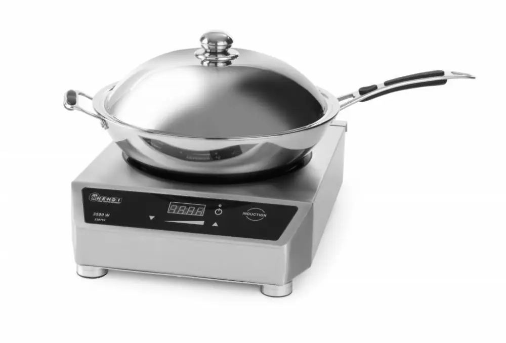 Korting Hendi RVS Inductiewok Digitaal met Wokpanl | 3500Watt