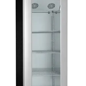 Gram Hoshizaki RVS koelkast zwart met glazen deur | 2/1 GN | 610 liter Hoge Kwaliteit