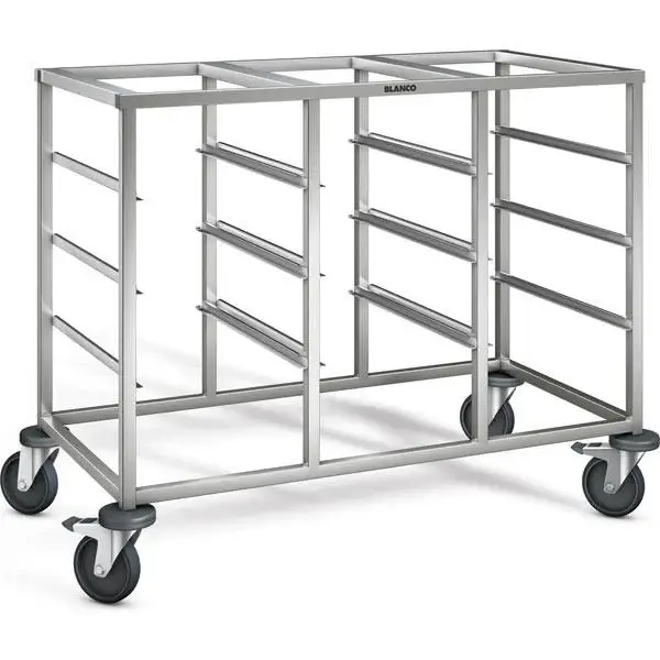 B.PRO RVS Regaalwagen | 12 x 1/1 GN | 116,5x62,5x90 cm Gereduceerde Prijs