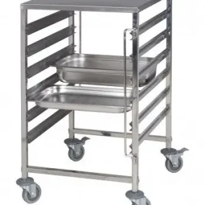 Saro RVS Regaalwagen 6 x GN 2/1 | 65 x 53 cm Gereduceerde Prijs