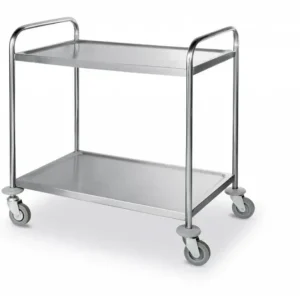 Weekendaanbieding Hendi RVS Serveerwagen 2 bladen | 90x59x93 cm