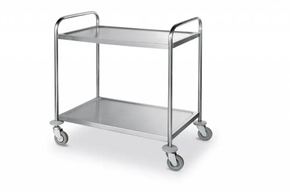 Weekendaanbieding Hendi RVS Serveerwagen 2 bladen | 90x59x93 cm