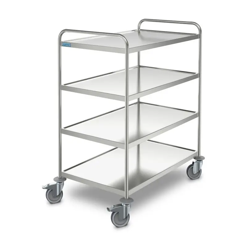 Bestseller Hupfer RVS Serveerwagen | 4-plateaus | 1095x695x1275 mm