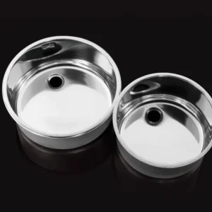 Combisteel RVS Spoelbakken Rond | Inbouw | 30 x 18 cm Populair